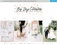 Tablet Screenshot of bigdaycelebrations.com